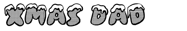 Xmas Dad font preview